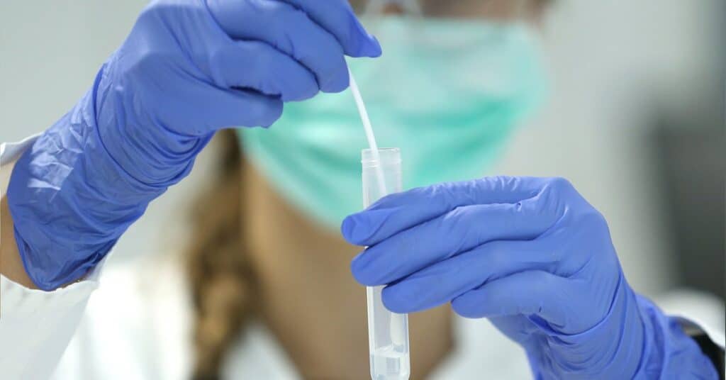 Test de antígeno por hisopado
